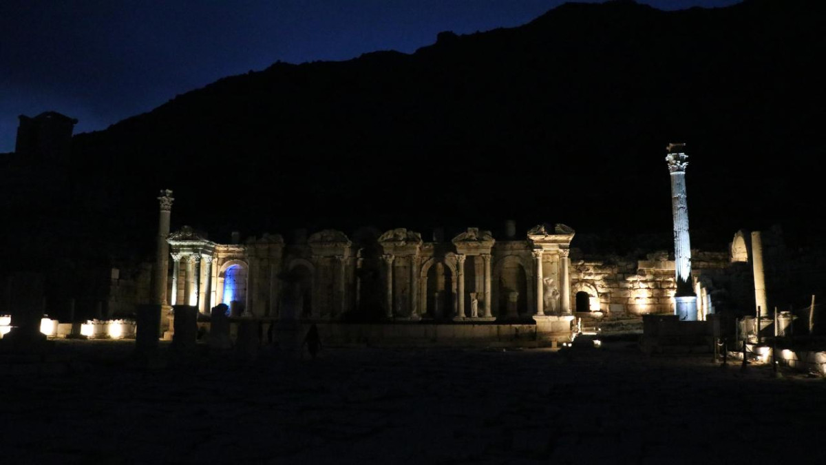 Sagalassos'ta ışıklar gece müzeciliği için yanacak